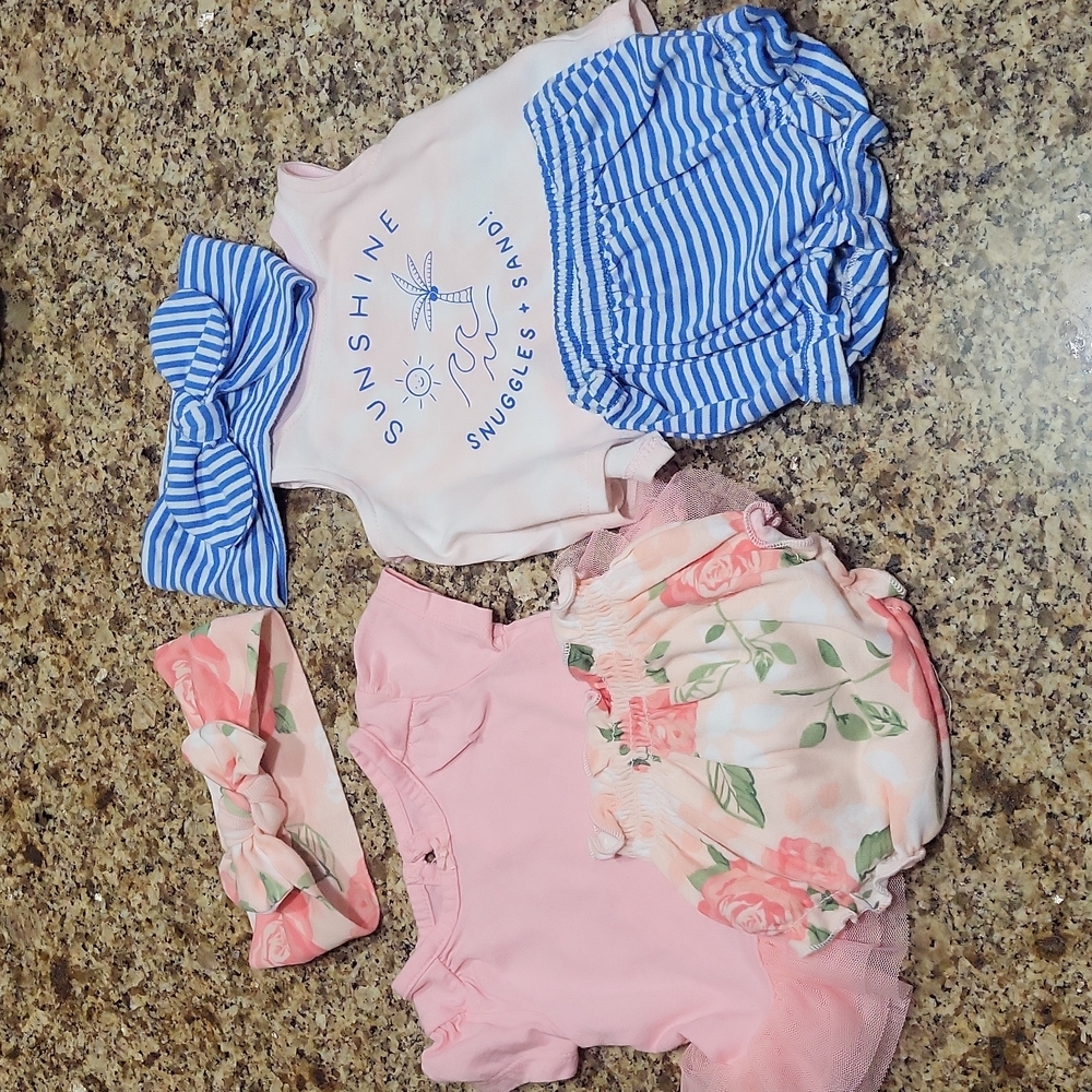 Baby girl 3 piece sets